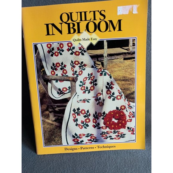 Quilts in Bloom Quilt Sewing Pattern Book Oxmoor House - Picture 8 of 9